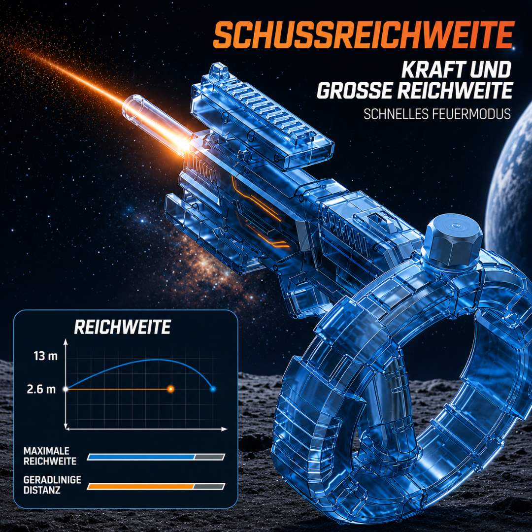 Aquishi™ Elektrische Wasserpistole mit LED-Licht